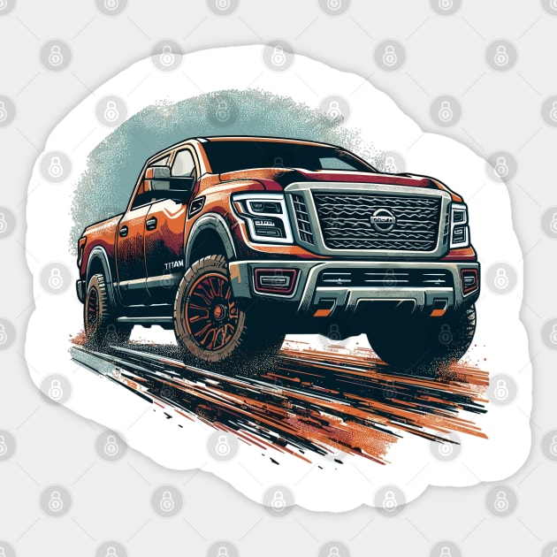 Nissan Titan Sticker by Vehicles-Art